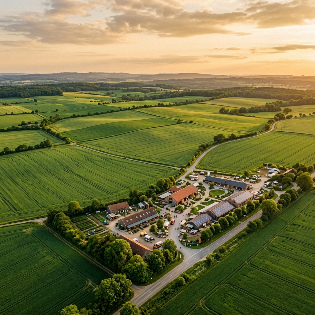 Agricultural Landscape Background